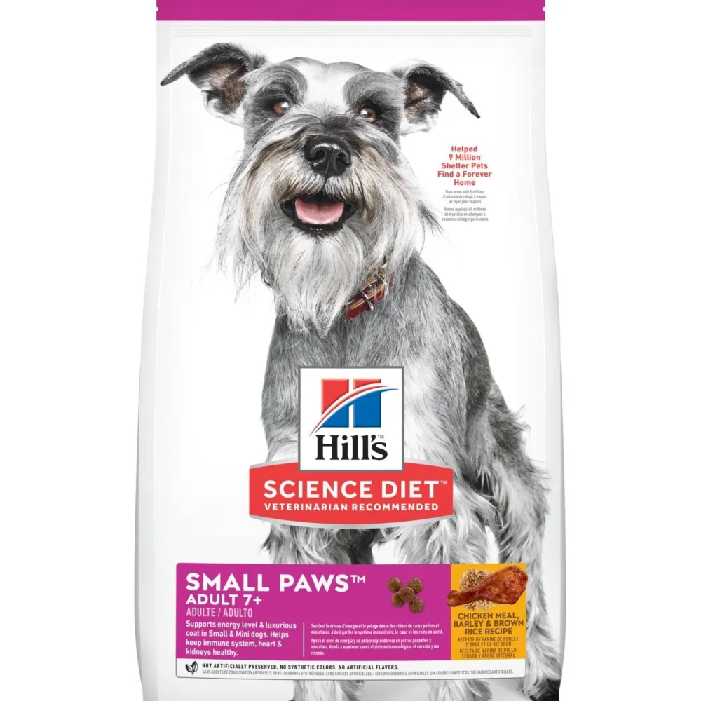 New Adult 7+ Small Paws Chicken Meal, Barley & Brown Rice Recipe dog food Food Dry, Wet, Freeze Dried, Etc.