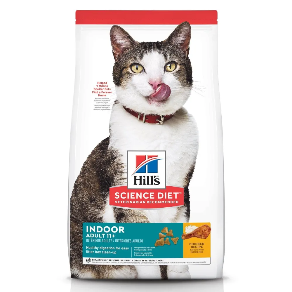 Online Adult 11+ Chicken Recipe Dry Cat Food, 3.17 Kg Bag Dry Food Dry Cat Food