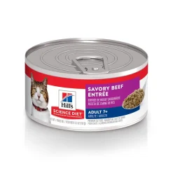 Clearance Adult 7+ Savory Beef Canned Cat Food Wet Food Cans, Pouches, Tetra Paks, Etc.
