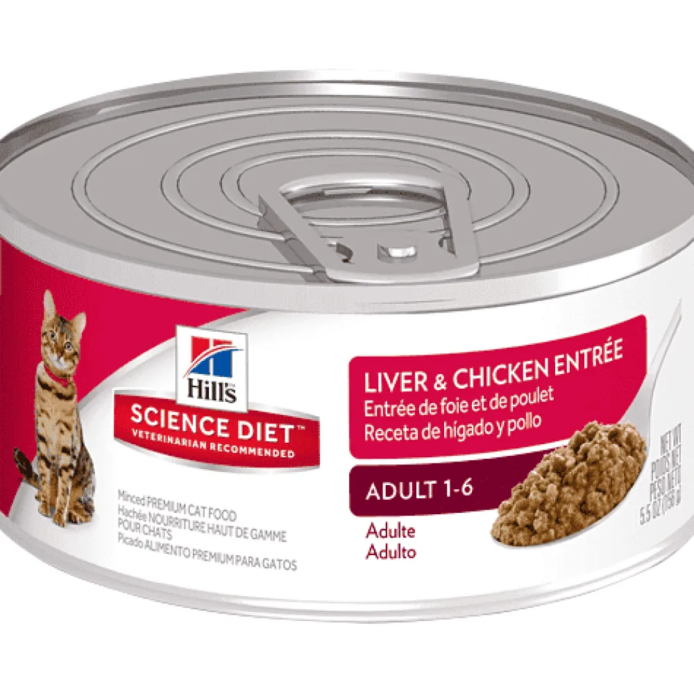 New Adult Liver & Chicken Canned Cat Food Wet Food Cans, Pouches, Tetra Paks, Etc.