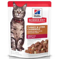 New Adult Wet Cat Food, Turkey & Liver, 79g pouch Wet Food Cans, Pouches, Tetra Paks, Etc.
