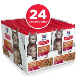 New Adult Wet Cat Food, Turkey & Liver, 79g pouch Wet Food Cans, Pouches, Tetra Paks, Etc.