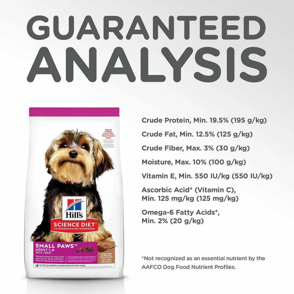 Hot Adult Small Paws Lamb Meal & Rice Recipe Dry Dog Food Food Dry, Wet, Freeze Dried, Etc.