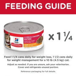 Clearance Adult Light Liver & Chicken Canned Cat Food Wet Food Cans, Pouches, Tetra Paks, Etc.