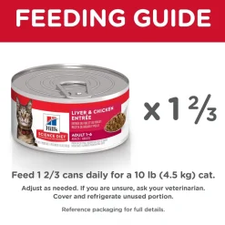 New Adult Liver & Chicken Canned Cat Food Wet Food Cans, Pouches, Tetra Paks, Etc.