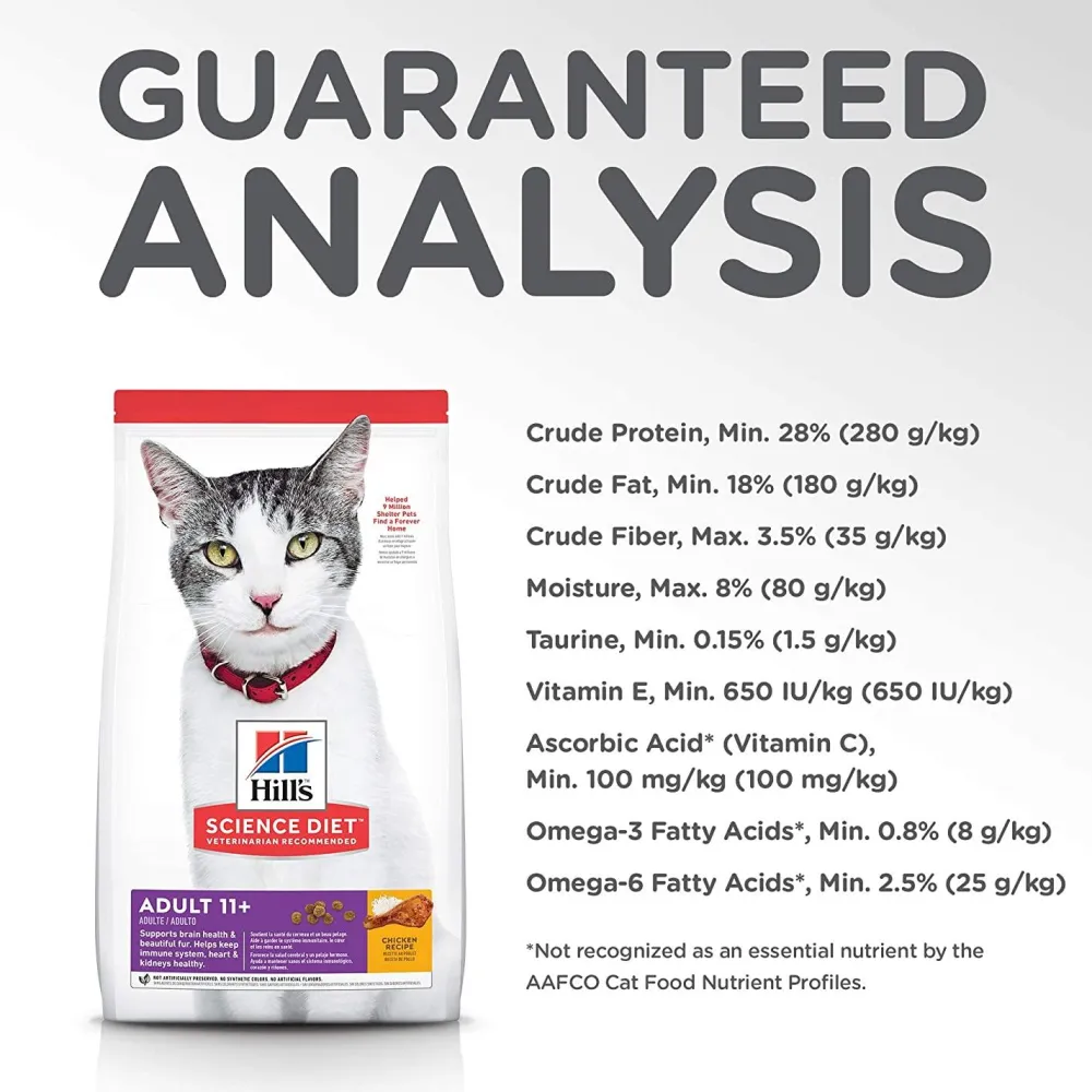 Hot Adult 11+ Chicken Recipe cat food Dry Food Dry Cat Food