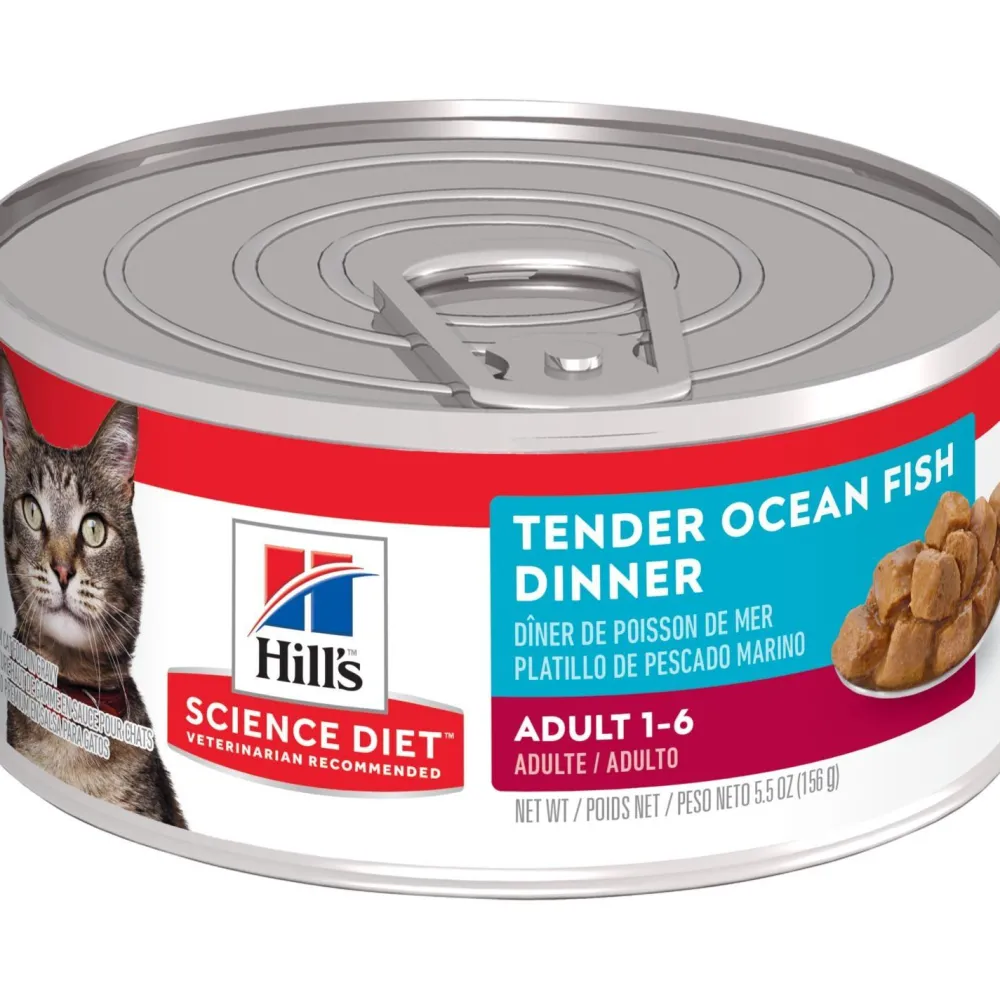 Best Canned Cat Food Tender Dinners Ocean Fish Wet Food Cans, Pouches, Tetra Paks, Etc.