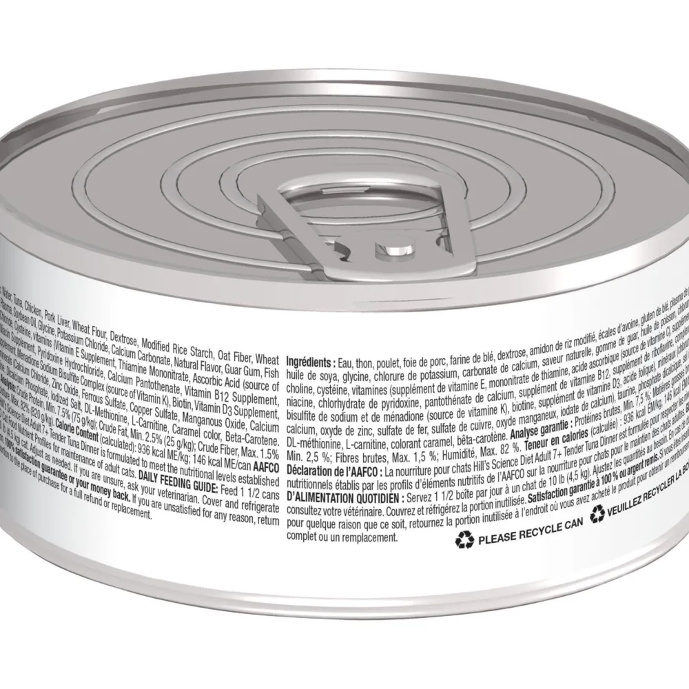 Best Canned Cat Food Tender Dinners Tuna 7+ Wet Food Cans, Pouches, Tetra Paks, Etc.