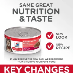 Best Canned Cat Food Adult Savory Salmon Entrée Wet Food Cans, Pouches, Tetra Paks, Etc.