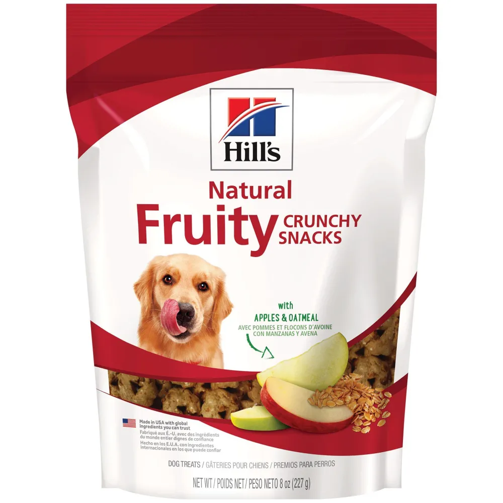 New Dog Treats Natural Fruity Apple & Oatmeal Treats Treats & Chews