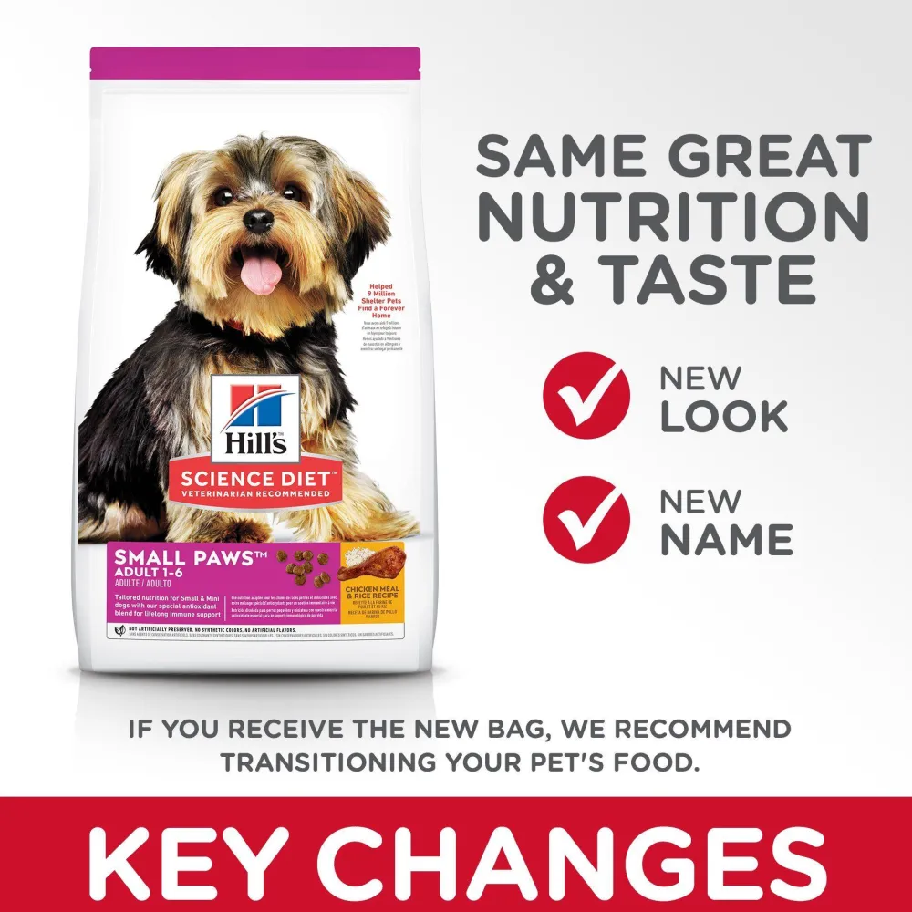 Discount Dry Dog Food Adult Small Paws for Small Breed Dogs Food Dry, Wet, Freeze Dried, Etc.