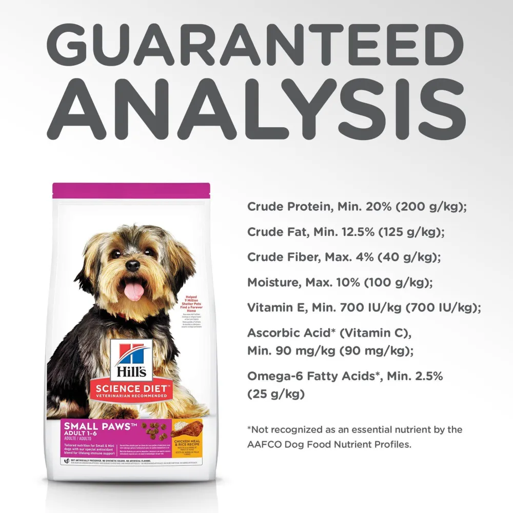 Discount Dry Dog Food Adult Small Paws for Small Breed Dogs Food Dry, Wet, Freeze Dried, Etc.