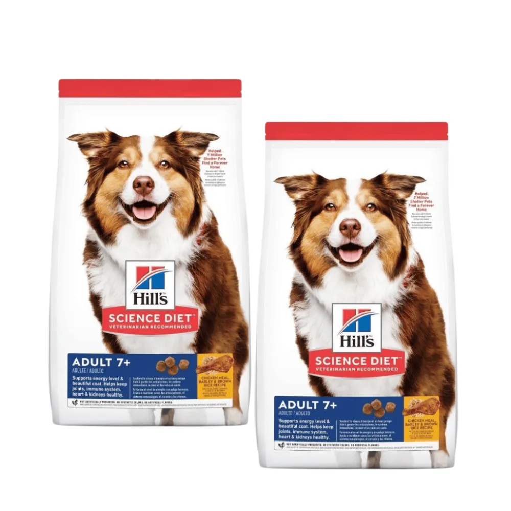 Sale Dry Dog Food, Adult 7+ for Senior Dogs, Chicken Meal, Barley & Brown Rice Recipe Food Dry, Wet, Freeze Dried, Etc.
