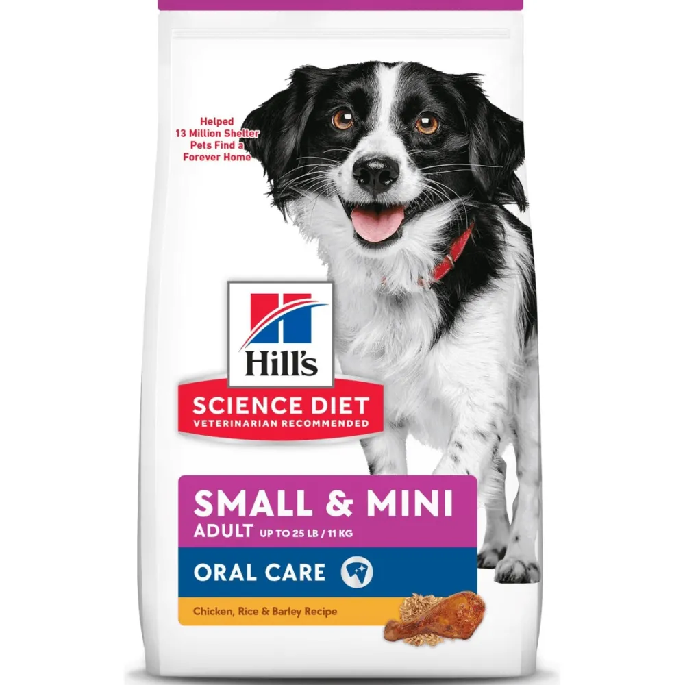 Outlet Oral Care Small & Mini Chicken Recipe Adult Dry Dog Food Food Dry, Wet, Freeze Dried, Etc.
