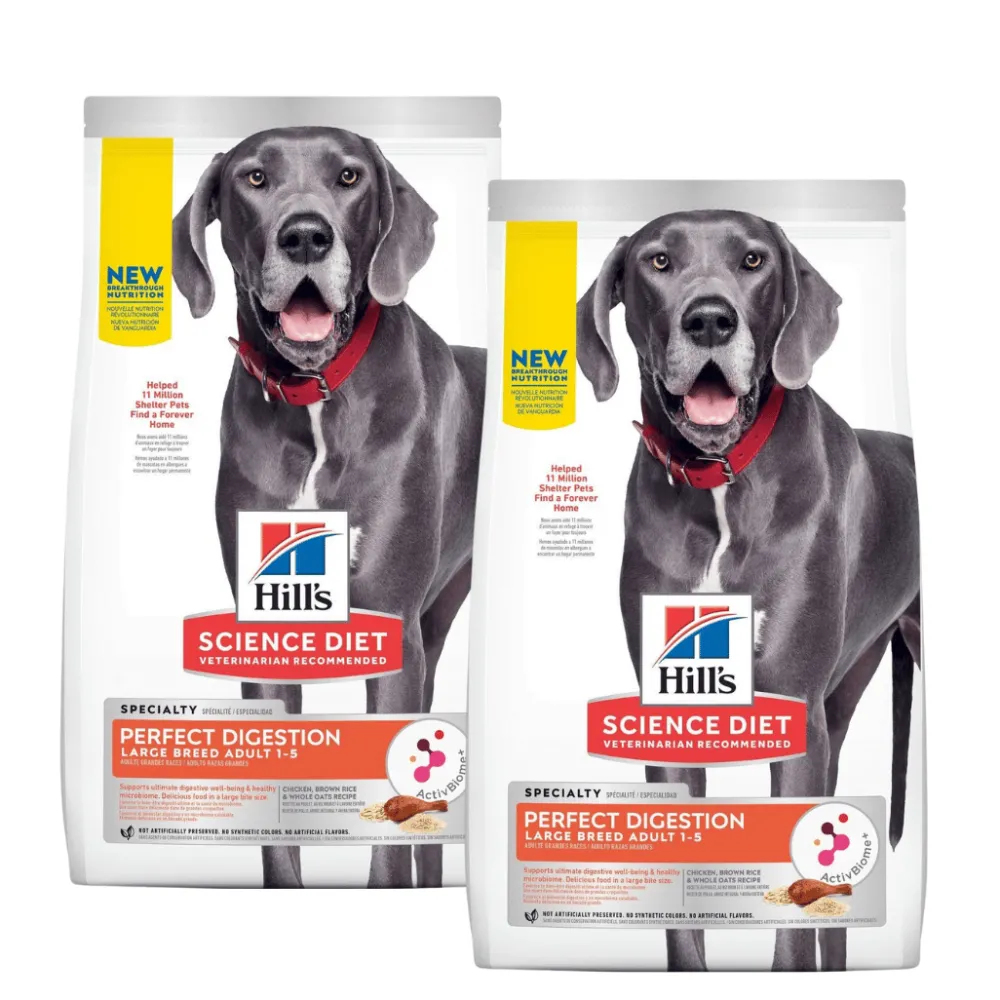 Online Perfect Digestion Large Breed Chicken, Brown Rice & Whole Oats Recipe Dog Food Food Dry, Wet, Freeze Dried, Etc.