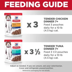 Discount Senior 7+ Wet Cat Food Pouch Variety Pack, Chicken and Tuna 79g pouch Wet Food Cans, Pouches, Tetra Paks, Etc.