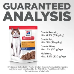 Online Senior 7+ Wet Cat Food, Chicken, 79g pouch Wet Food Cans, Pouches, Tetra Paks, Etc.