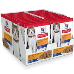 Online Senior 7+ Wet Cat Food, Chicken, 79g pouch Wet Food Cans, Pouches, Tetra Paks, Etc.