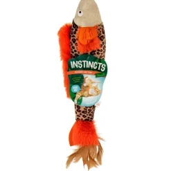 Discount Cat Fin Frenzy Crinkle Plush Kicker Supplies Collars, Scratchers, Toys, Etc.