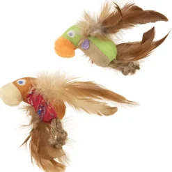 Sale Cat Love Mates Feathery Plush HappyNip 2 Pack Supplies Collars, Scratchers, Toys, Etc.