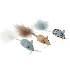 Fashion Cat Silvervine & Catnip Caravan Toss & Bat Mice 3 Pack Supplies Collars, Scratchers, Toys, Etc.