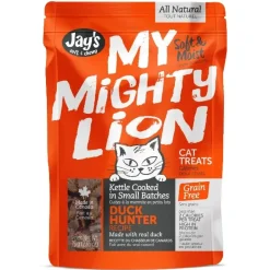 Clearance Jay's My Mighty Lion Cat Treats Duck Treats Crunchy, Soft, Lickable, Etc.