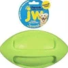 Fashion JW iSqueak Fumble Football Supplies Leashes, Collars, Beds, Flea & Tick, Etc. | Toys Interactive, Plush, Etc.