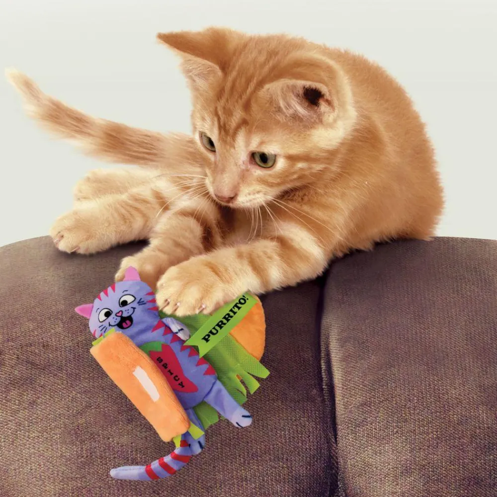 Discount Cat Toy Pull-A-Partz Purrito Supplies Collars, Scratchers, Toys, Etc.