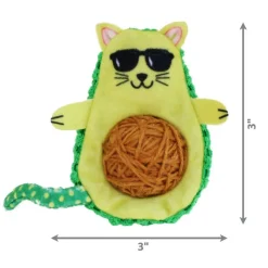 Outlet Cat Toy Wrangler Avocado Supplies Collars, Scratchers, Toys, Etc.