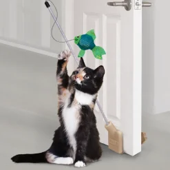 New Cats Connect Angler Door Teaser Supplies Collars, Scratchers, Toys, Etc.