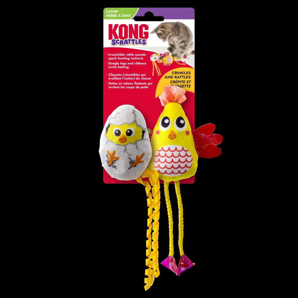 Discount Cats Scrattles Chicken 2 pack Supplies Collars, Scratchers, Toys, Etc.