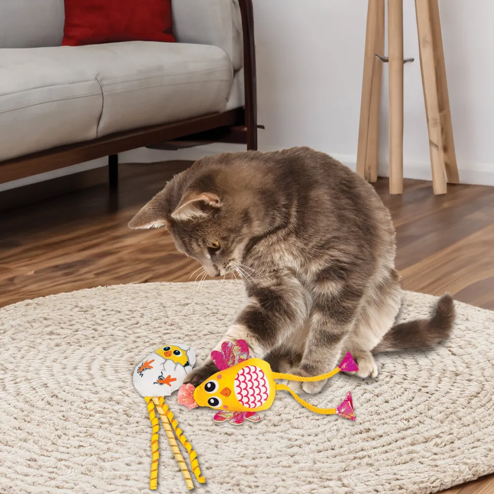 Discount Cats Scrattles Chicken 2 pack Supplies Collars, Scratchers, Toys, Etc.