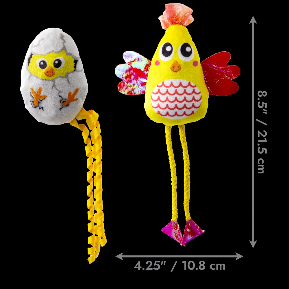 Discount Cats Scrattles Chicken 2 pack Supplies Collars, Scratchers, Toys, Etc.