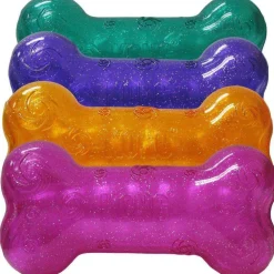Best Squeeze Crackle Bone Supplies Leashes, Collars, Beds, Flea & Tick, Etc. | Toys Interactive, Plush, Etc.