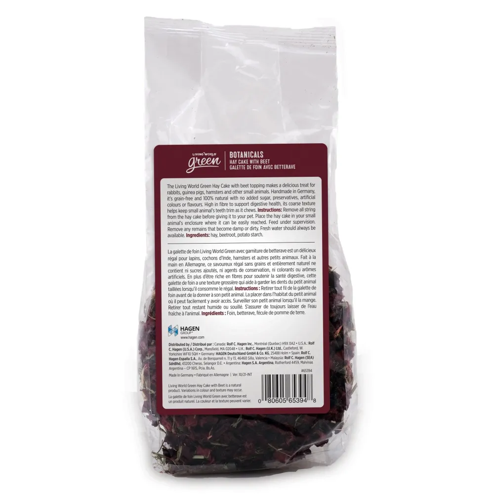 Best Green Botanicals Hay Cake Beet Shop Small Animal Find All Of The Essentials