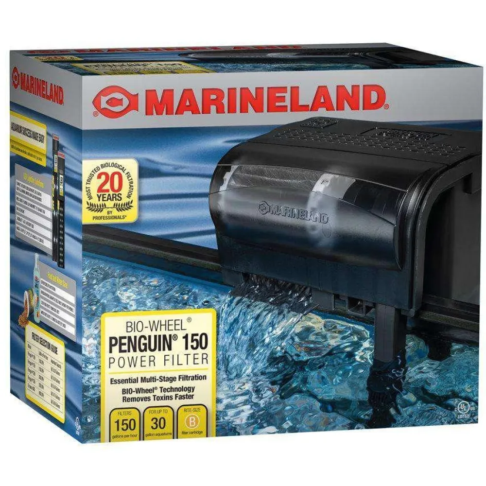 Outlet Penguin 150 GPH Power Filter 20 - 30 Gallons Shop Fish Find All Of The Essentials
