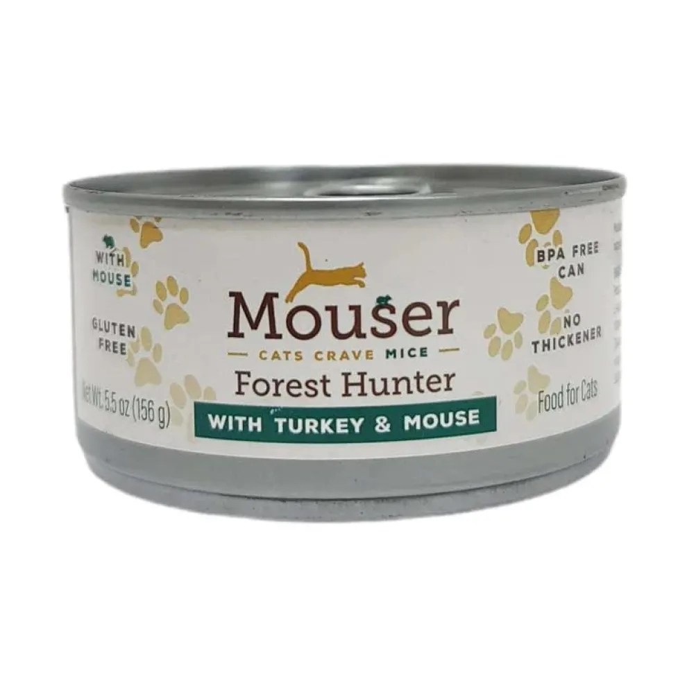 Online Forest Hunter With Turkey and Mouse Canned Cat Food Wet Food Cans, Pouches, Tetra Paks, Etc.