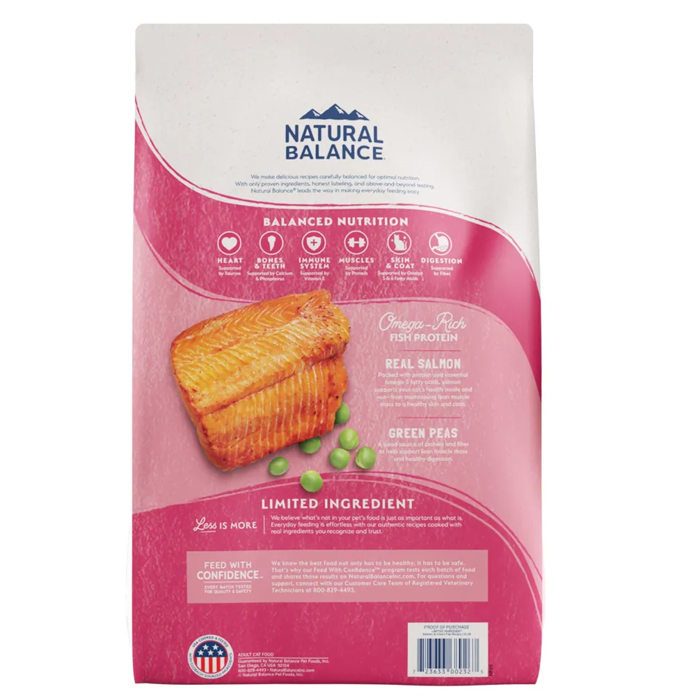 Online L.I.D. Cat Food Salmon & Green Pea Recipe Dry Food Dry Cat Food