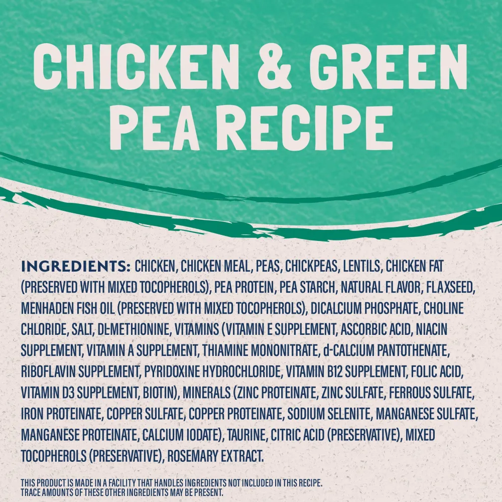 Best L.I.D. Cat Food Chicken & Green Pea Recipe Dry Food Dry Cat Food