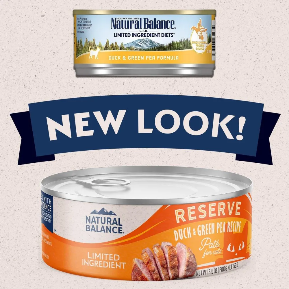 Sale L.I.D. Limited Ingredient Diets Duck & Green Pea Formula Grain-Free Canned Cat Food Wet Food Cans, Pouches, Tetra Paks, Etc.