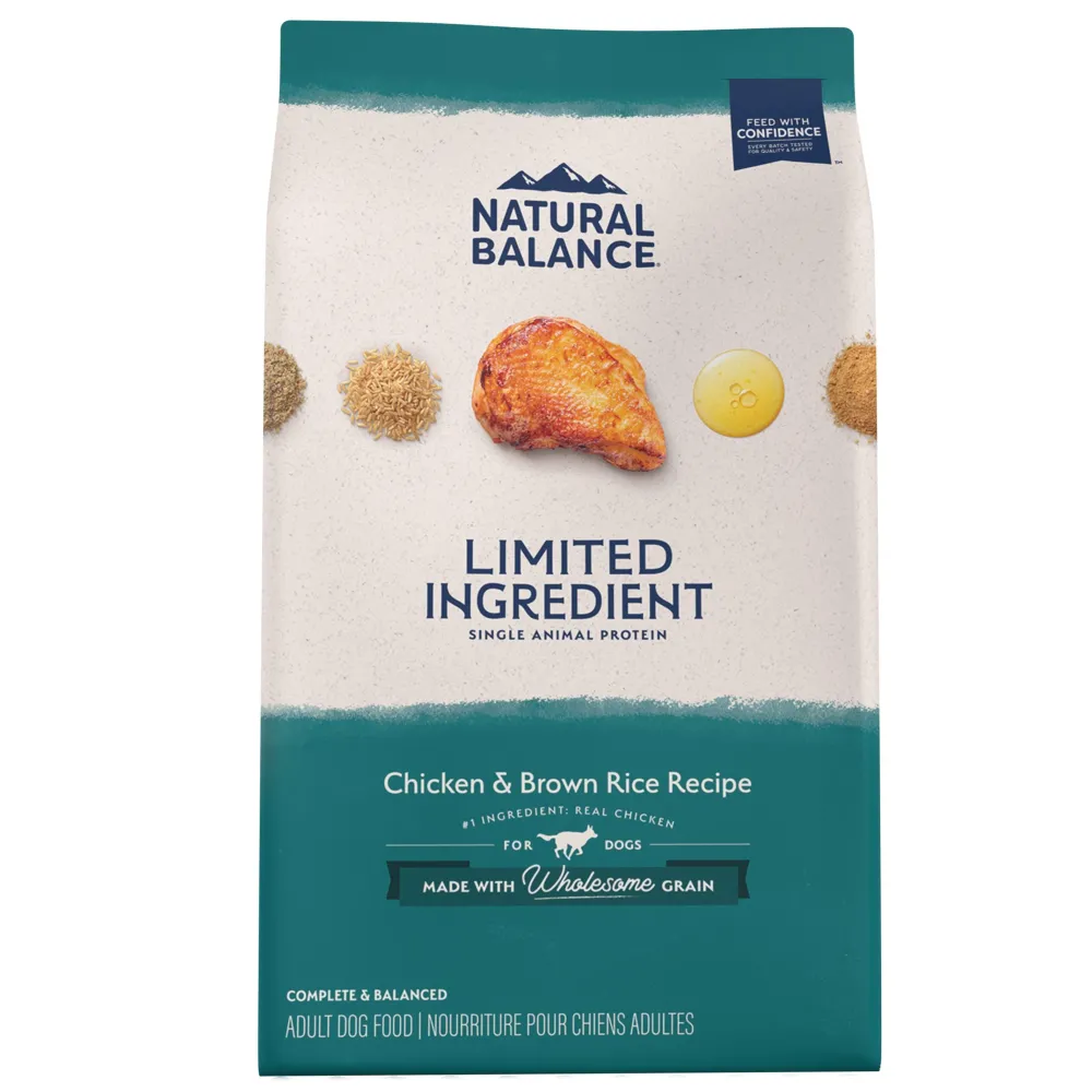 Discount Limited Ingredient Diet Adult Dry Dog Food with Healthy Grains Chicken Food Dry, Wet, Freeze Dried, Etc.