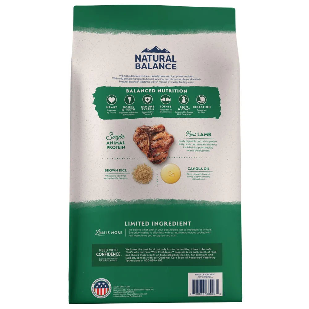 Hot Limited Ingredient Diet Lamb Meal & Rice Dog Food Food Dry, Wet, Freeze Dried, Etc.