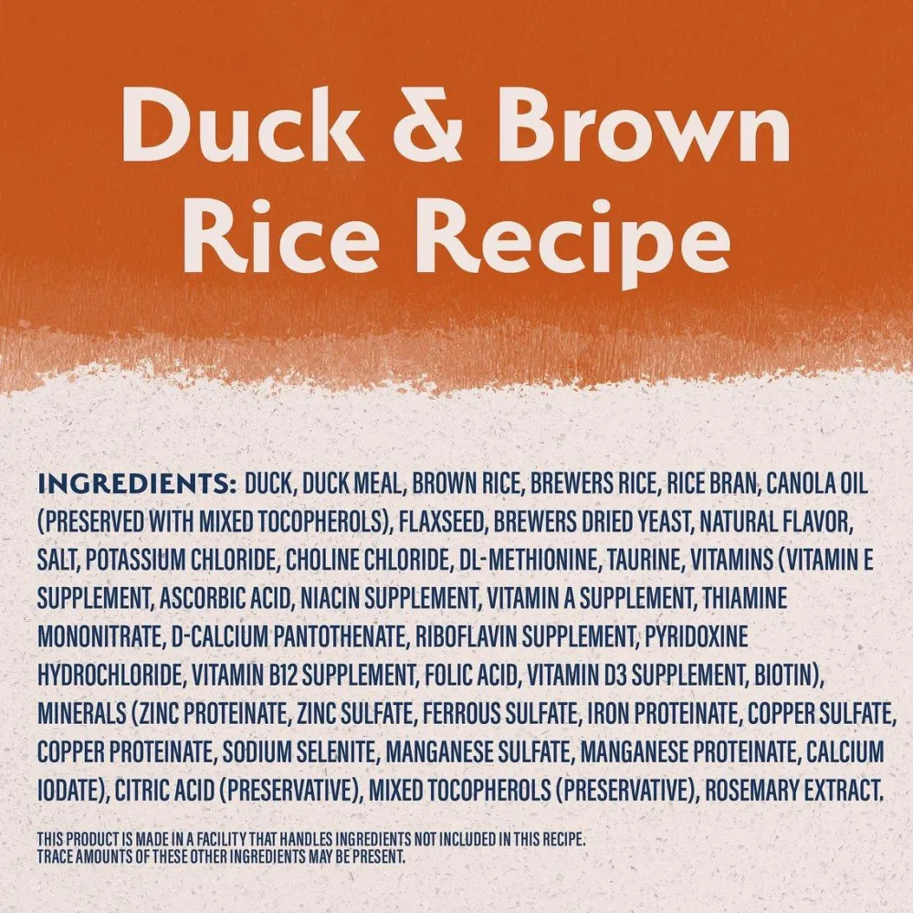 New Limited Ingredient Diet Duck & Brown Rice Dog Food Food Dry, Wet, Freeze Dried, Etc.