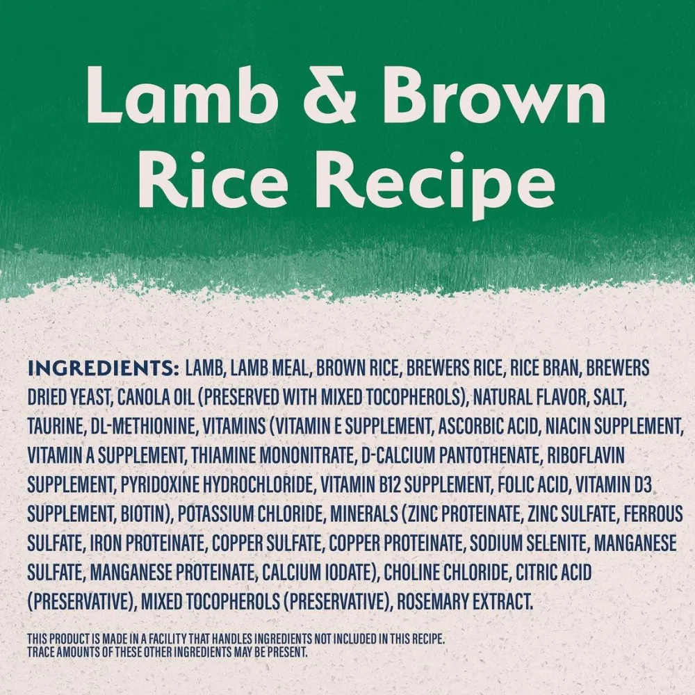Hot Limited Ingredient Diet Lamb Meal & Rice Dog Food Food Dry, Wet, Freeze Dried, Etc.