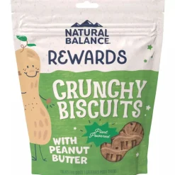 New Peanut Butter Crunchy Biscuits Dog Treats Treats Treats & Chews
