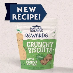 New Peanut Butter Crunchy Biscuits Dog Treats Treats Treats & Chews