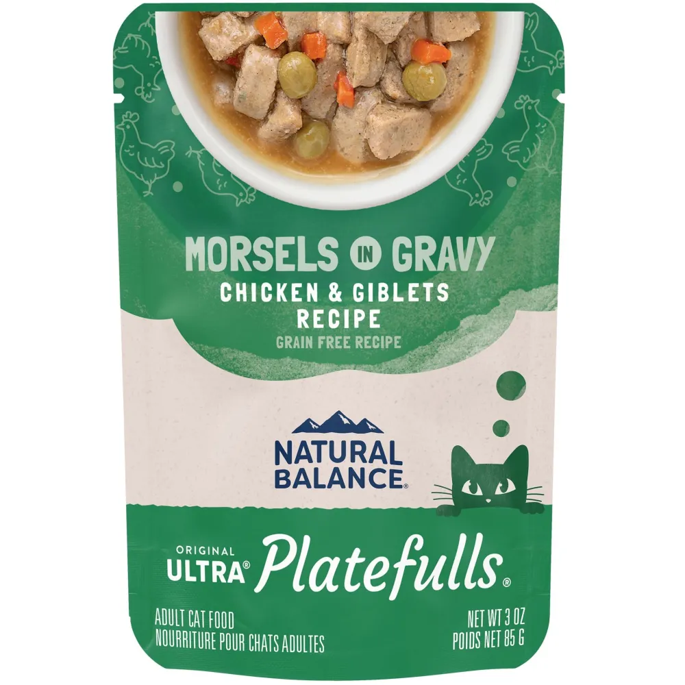 Outlet Platefulls Chicken & Giblets Wet Cat Food Wet Food Cans, Pouches, Tetra Paks, Etc.