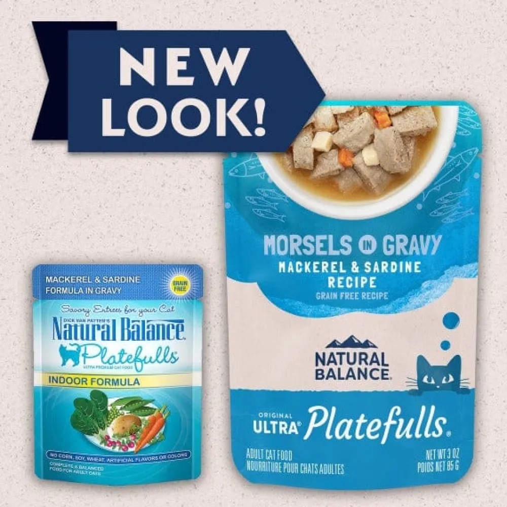 Best Platefulls Mackerel & Sardine Wet Cat Food Wet Food Cans, Pouches, Tetra Paks, Etc.
