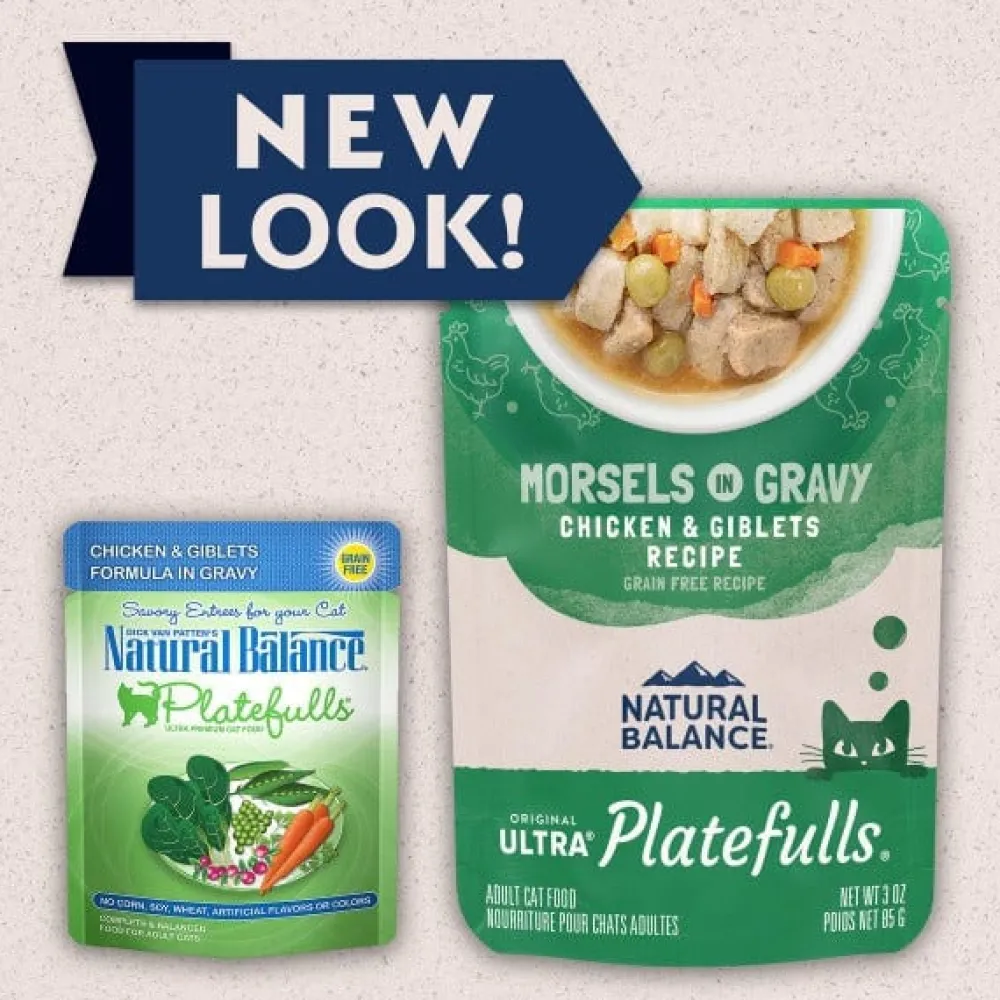 Outlet Platefulls Chicken & Giblets Wet Cat Food Wet Food Cans, Pouches, Tetra Paks, Etc.