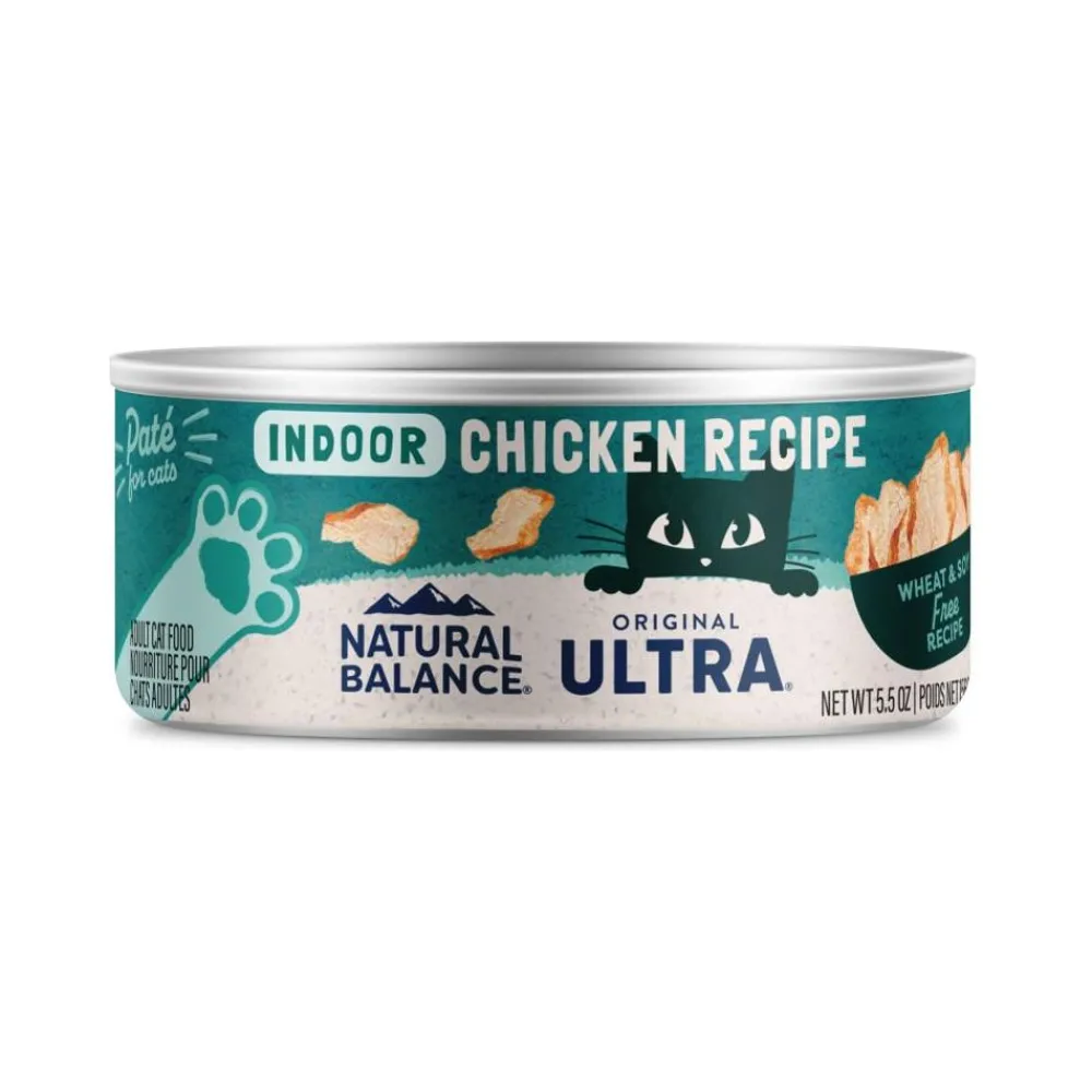 New Ultra Premium Indoor Chicken Formula Canned Cat Food Wet Food Cans, Pouches, Tetra Paks, Etc.